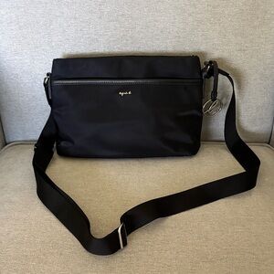 Agnes b Black Crossbody Bag from Japan